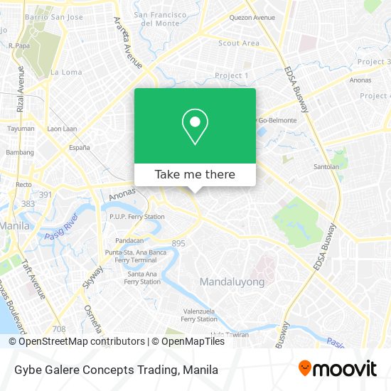 Gybe Galere Concepts Trading map