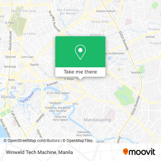 Winweld Tech Machine map