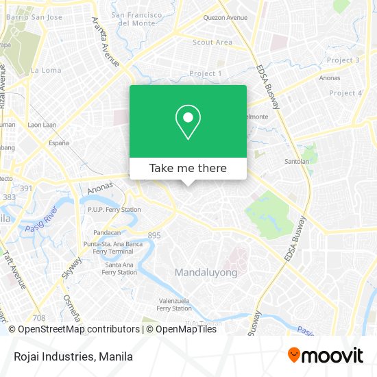 Rojai Industries map