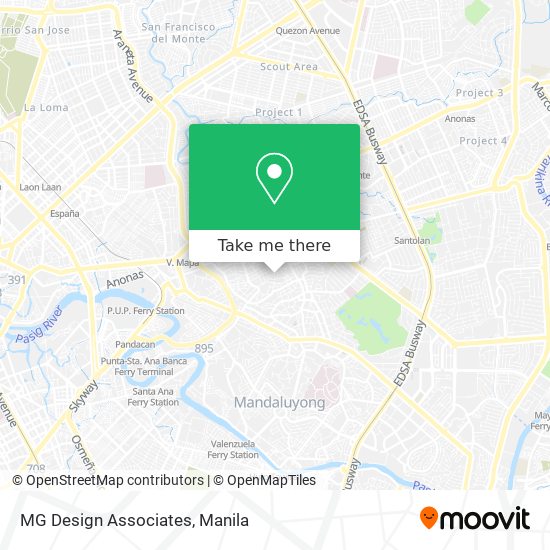MG Design Associates map
