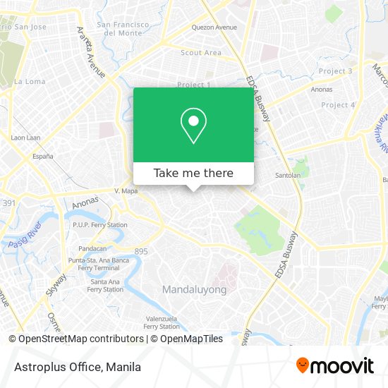 Astroplus Office map