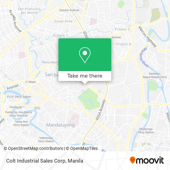 Colt Industrial Sales Corp map