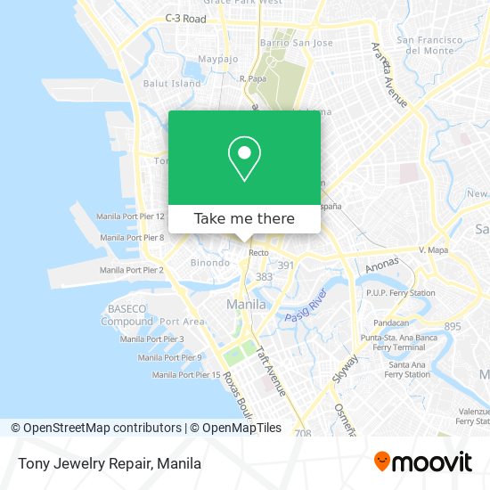 Tony Jewelry Repair map