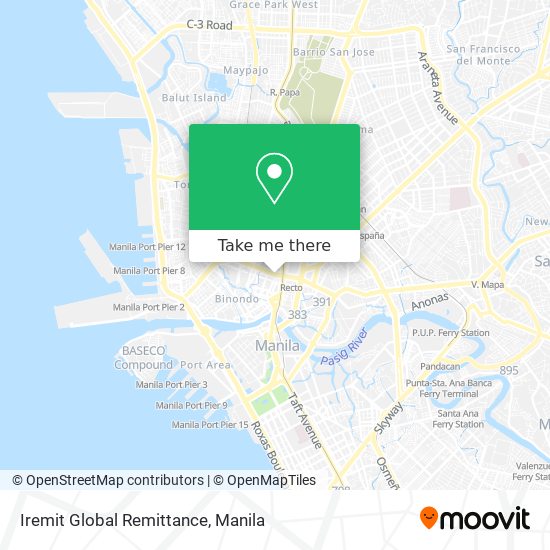 Iremit Global Remittance map