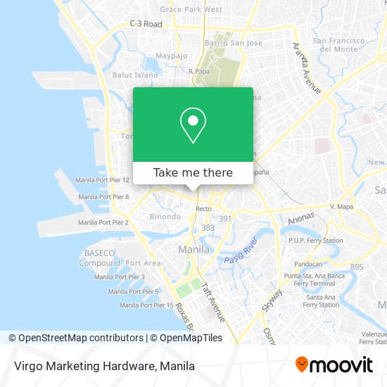 Virgo Marketing Hardware map