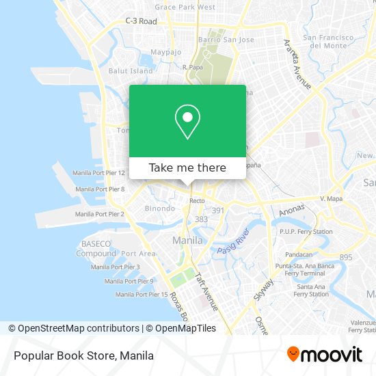 Popular Book Store map