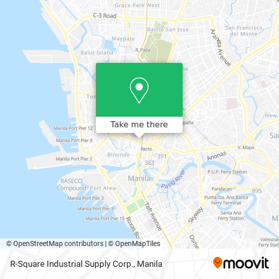 R-Square Industrial Supply Corp. map