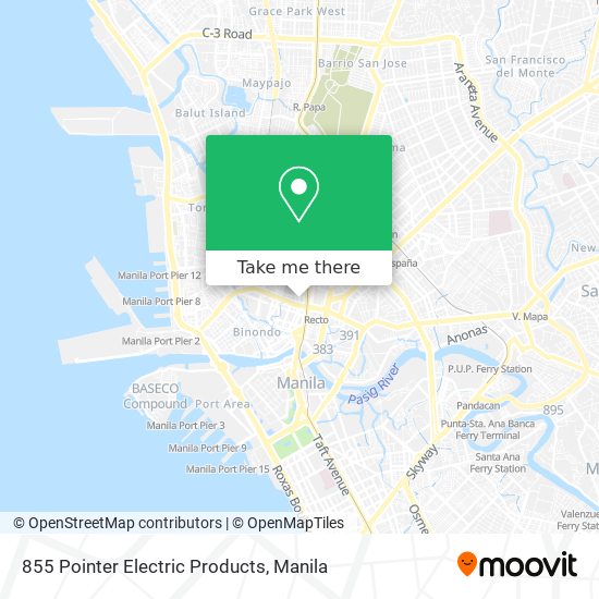 855 Pointer Electric Products map