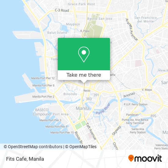 Fits Cafe map