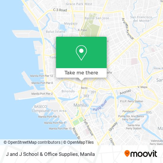 J and J School & Office Supplies map