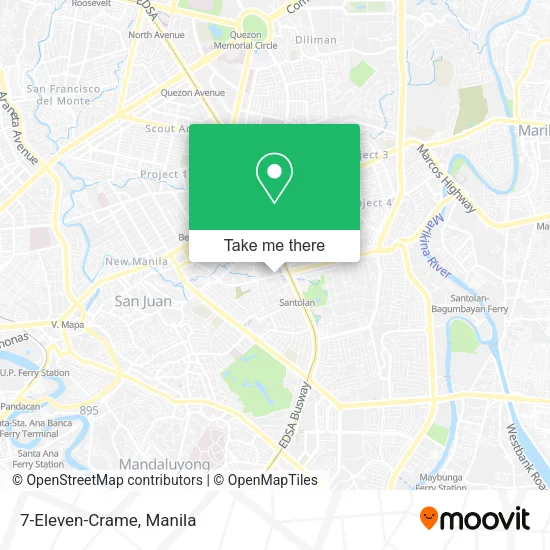 7-Eleven-Crame map