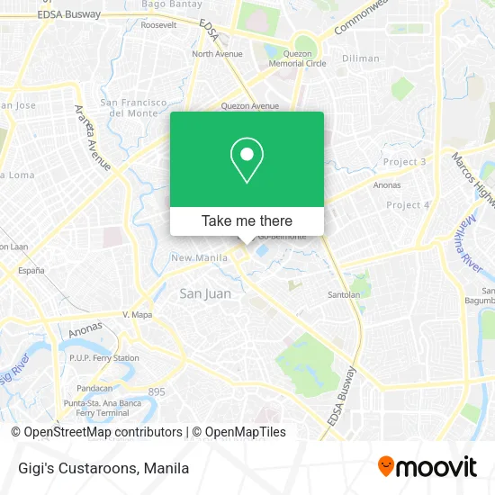Gigi's Custaroons map