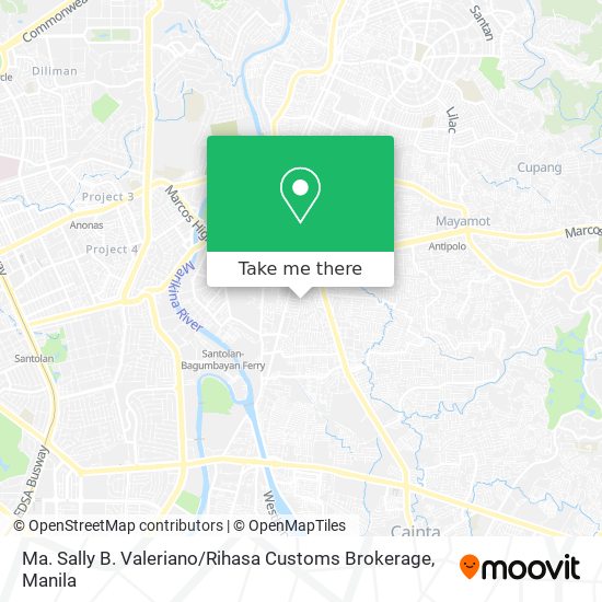 Ma. Sally B. Valeriano / Rihasa Customs Brokerage map