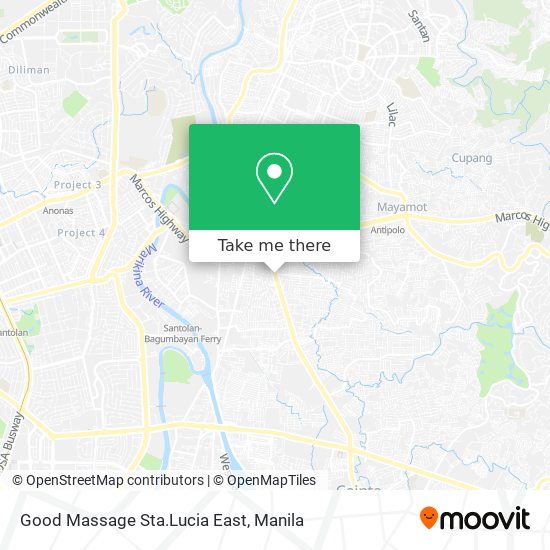 Good Massage Sta.Lucia East map