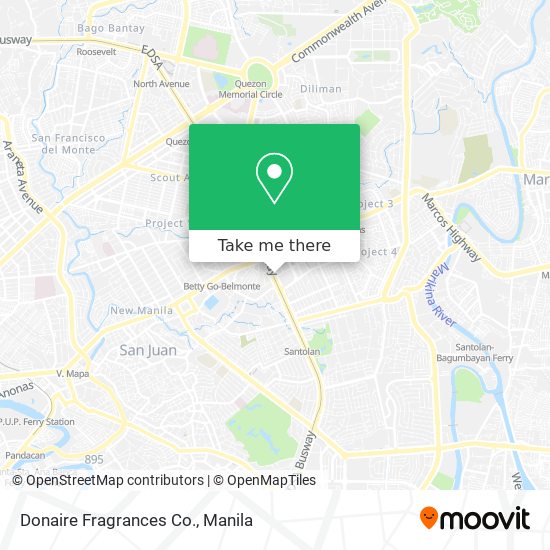 Donaire Fragrances Co. map