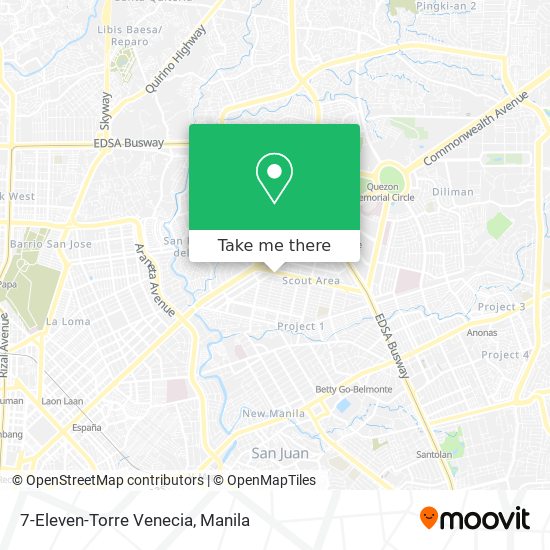 7-Eleven-Torre Venecia map