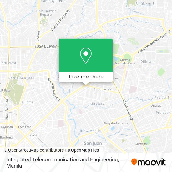 Integrated Telecommunication and Engineering map