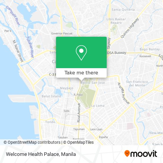 Welcome Health Palace map