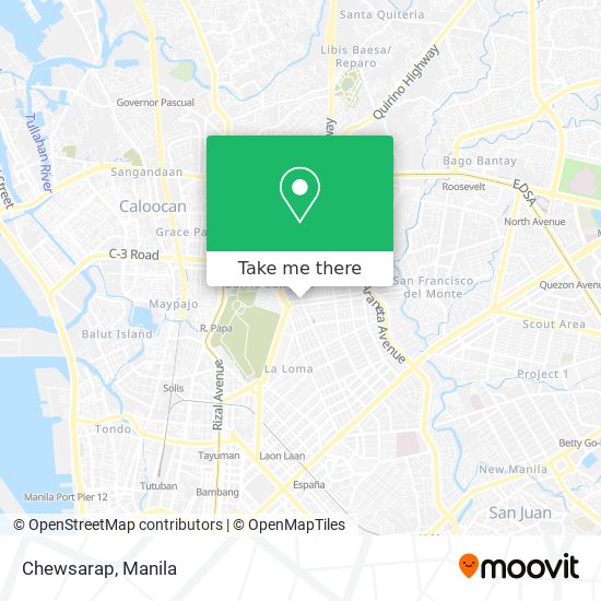 Chewsarap map