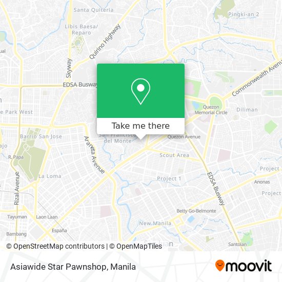 Asiawide Star Pawnshop map