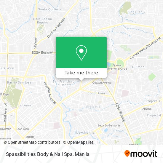 Spassibilities Body & Nail Spa map