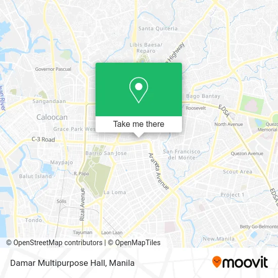 Damar Multipurpose Hall map