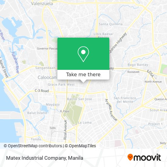 Matex Industrial Company map