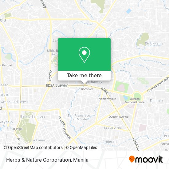 Herbs & Nature Corporation map