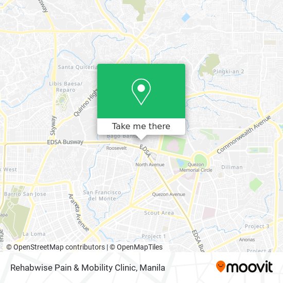 Rehabwise Pain & Mobility Clinic map