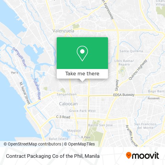 Contract Packaging Co of the Phil map