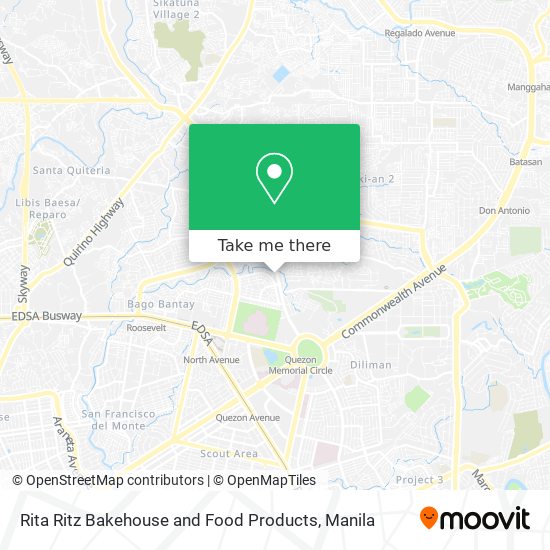 Rita Ritz Bakehouse and Food Products map