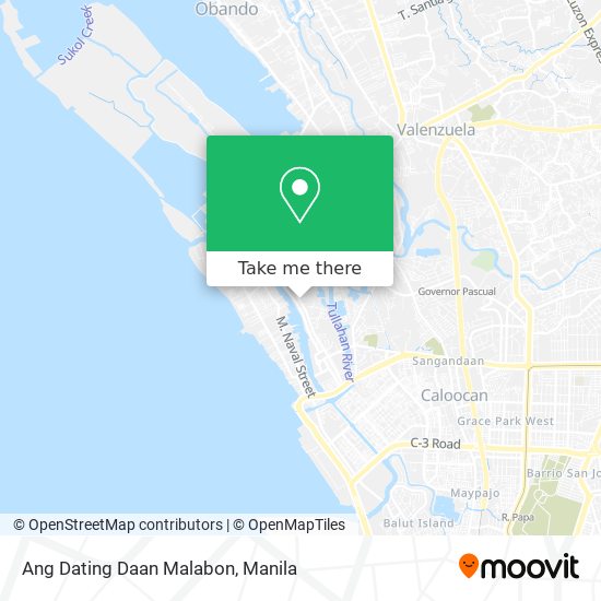 Ang Dating Daan Malabon map
