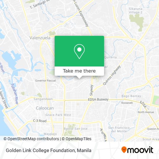 Golden Link College Foundation map