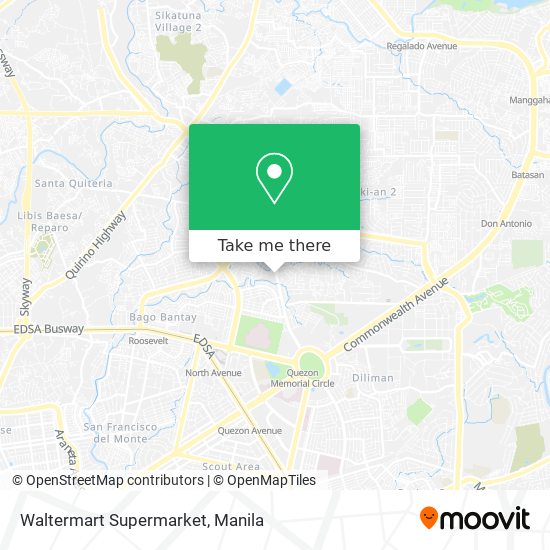 Waltermart Supermarket map