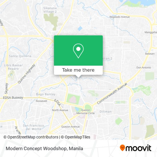 Modern Concept Woodshop map