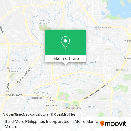 Build More Philippines Incorporated in Metro Manila map