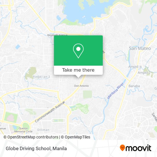 Globe Driving School map