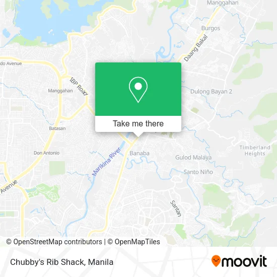 Chubby's Rib Shack map