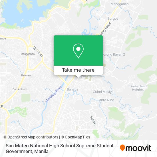 San Mateo National High School Supreme Student Government map