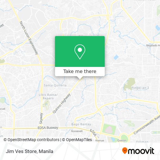 Jim Ves Store map