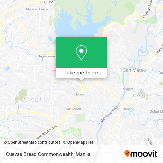 Cuevas Bread Commonwealth map