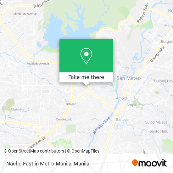 Nacho Fast in Metro Manila map