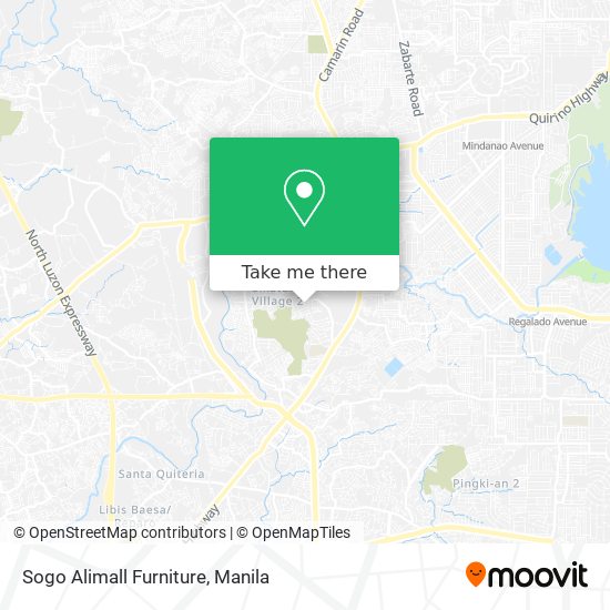 Sogo Alimall Furniture map