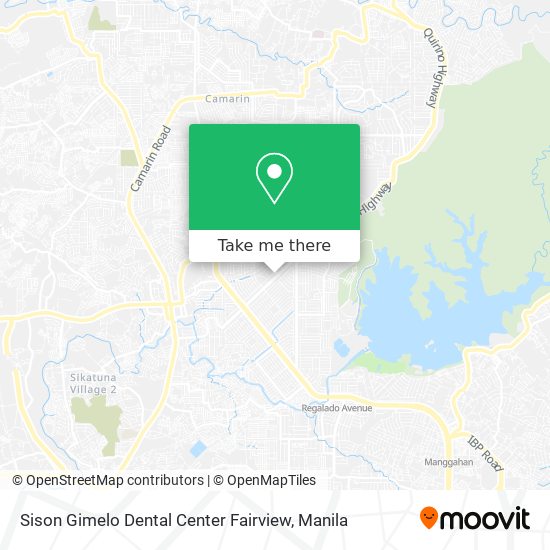 Sison Gimelo Dental Center Fairview map