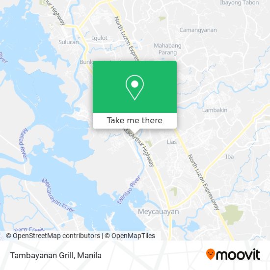 Tambayanan Grill map