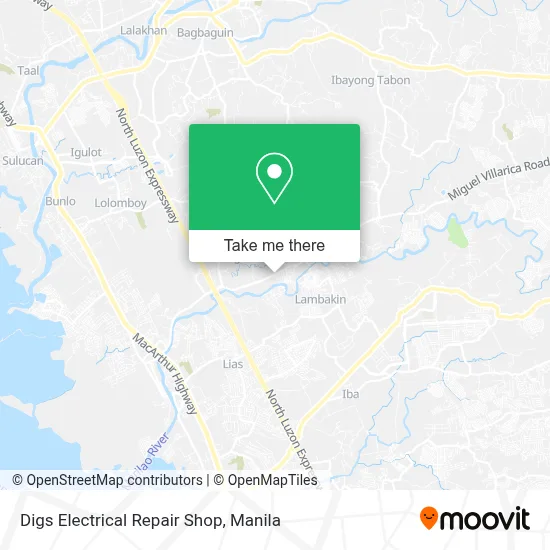 Digs Electrical Repair Shop map