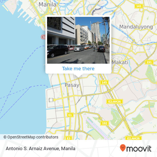 Antonio S. Arnaiz Avenue map