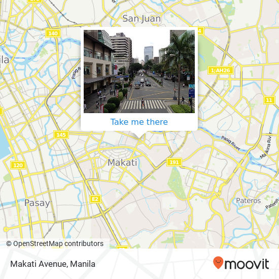 Makati Avenue map