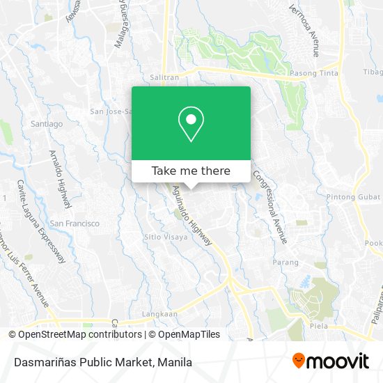 Dasmariñas Public Market map