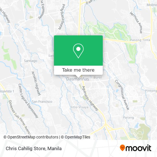 Chris Cahilig Store map